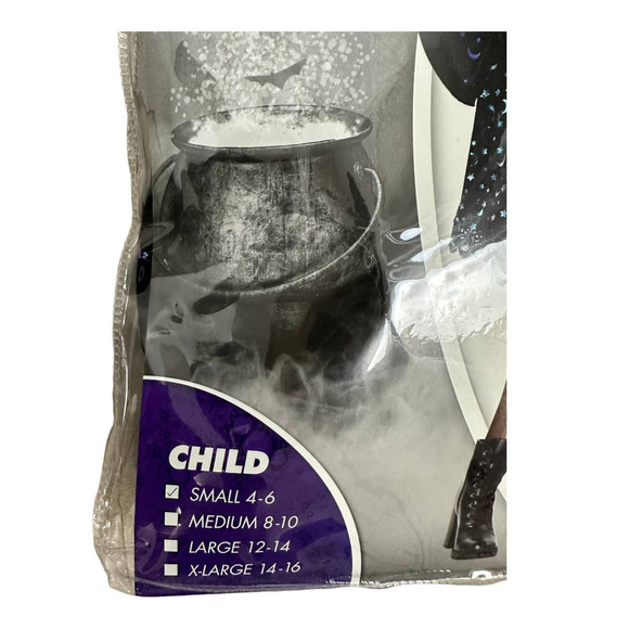 Spirit Halloween Coven Witch kids Halloween Costume size 3-4 - Picture 5 of 5